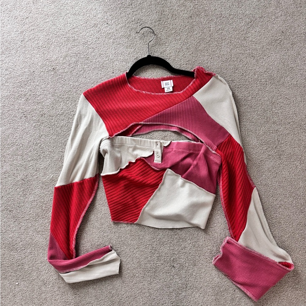 Urban Outfitters Unique long sleeve crop top